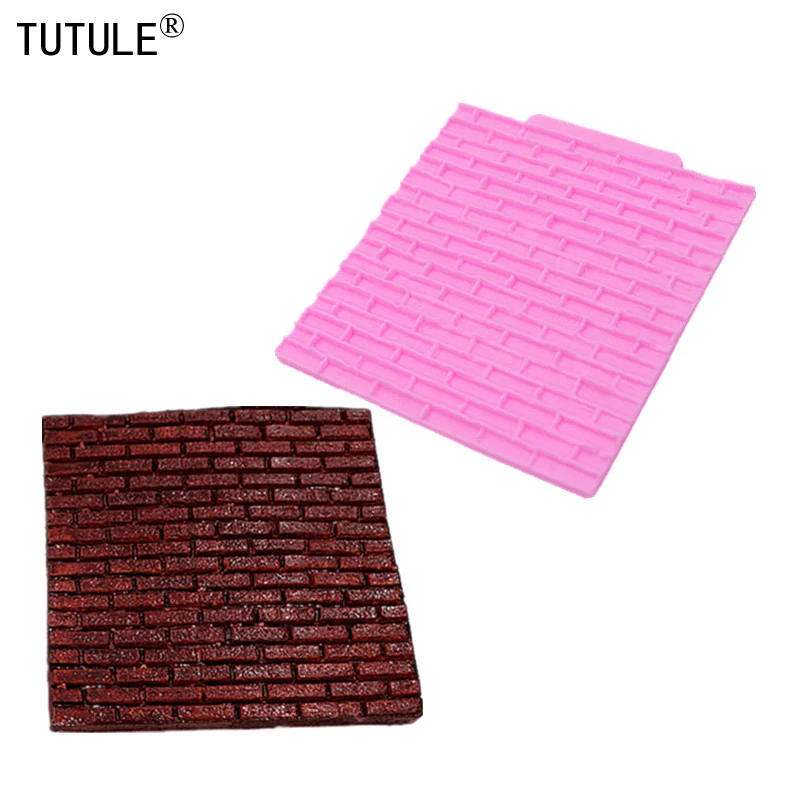

Wall tiles lace cake embossing printing silicone mold handmade chocolate mold cake dessert decoration mold