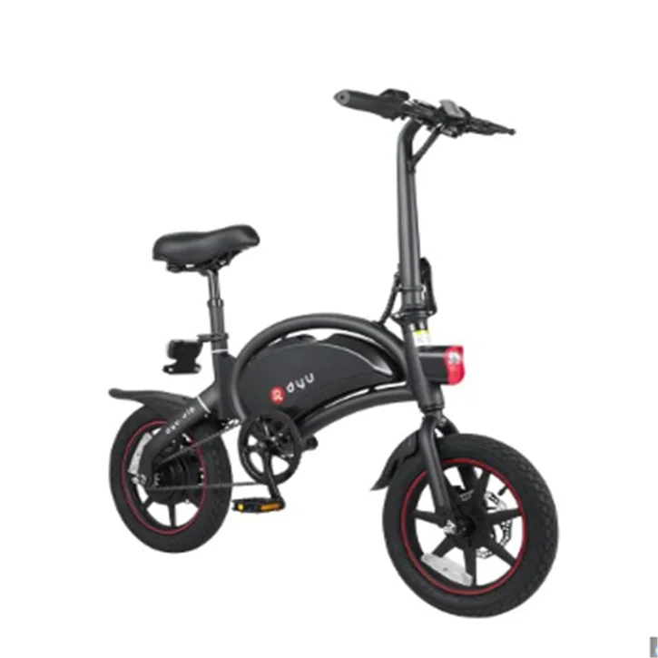 

European Warehouse Ready to Ship Electric Bicycle DYU D3F 14 inch Folding Portable eBike DYU D3 Electric Bike Bicycle