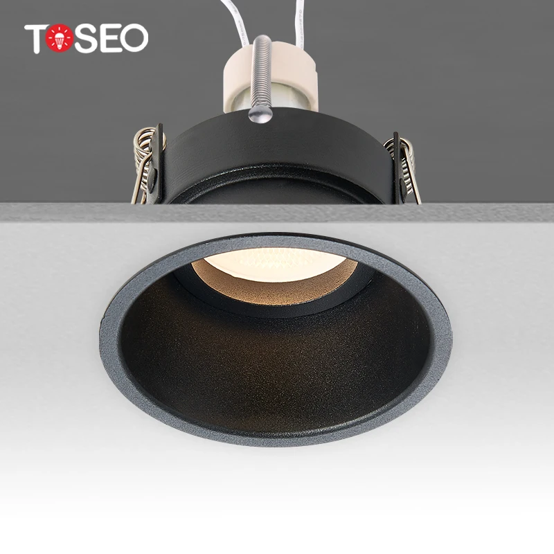 LED recessed aluminum indoor LED downlight anti glare fixed led gu10 mr16 downlight fixture