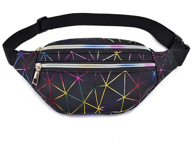 

New Fashion Women's Fanny Pack PU Cross Chest Bag Running Waterproof Wallet
