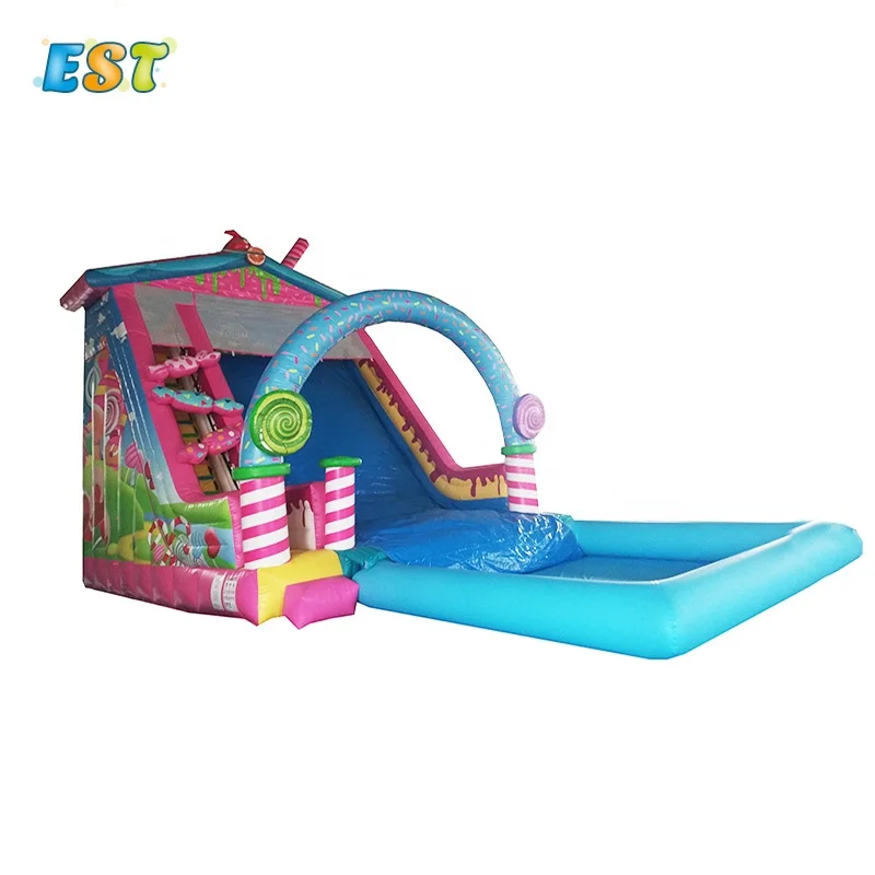 

New arrival custom pvc summer water park slide city giant inflatable pool outdoor game for adults and kids, Customized color