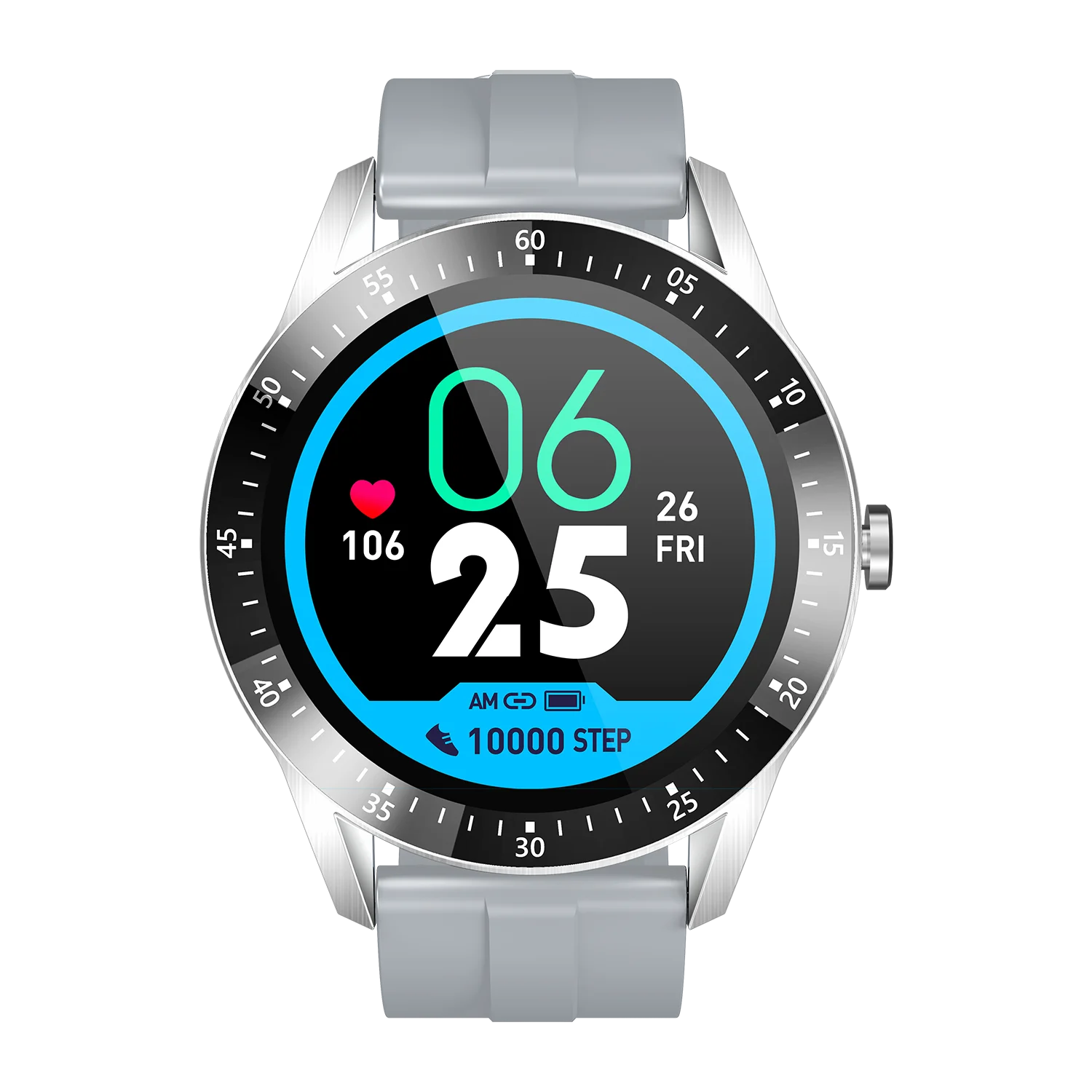 

Smart Watch for IOS Android unisex Sport Intelligent Fitness Watches Hot Seller Sports Smart Watch TEK-S11-SILVER