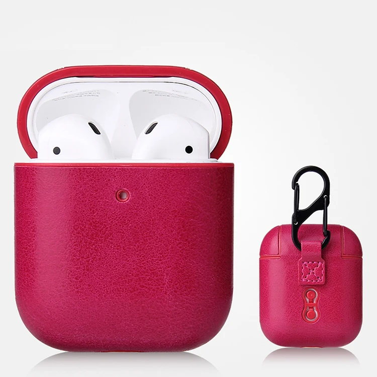 Luxury Pu leather Earphone Bag for Apple Airpods Pro Case