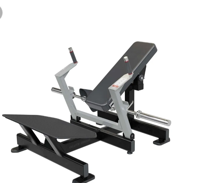 Nautilus glute gym machine commercial use hammer plate loaded glute ...