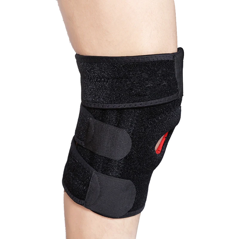 

Fashion Neoprene Heated Patella Support Knee Brace for Sport, Black