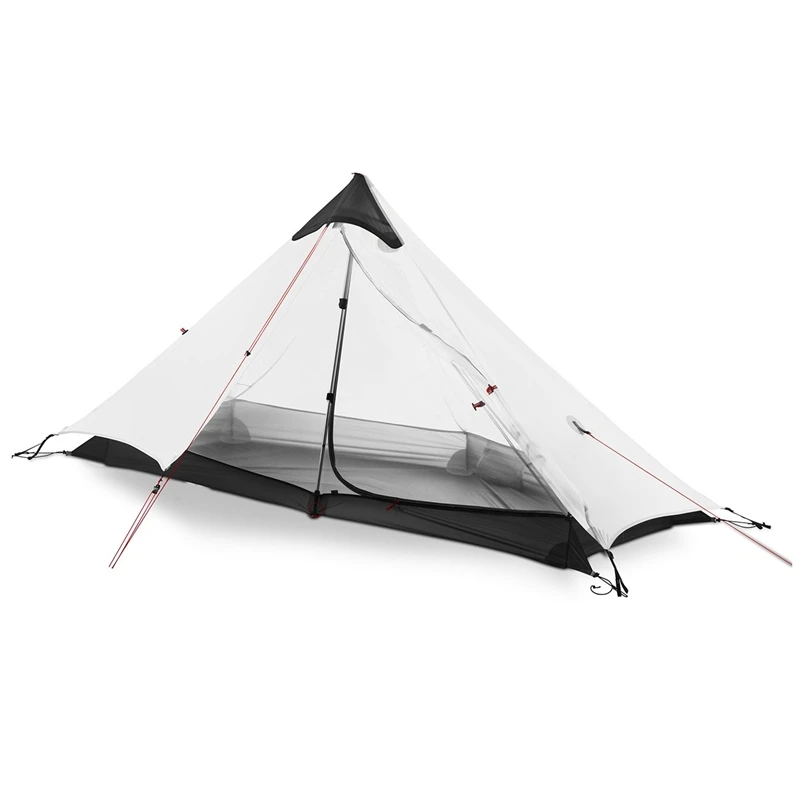 Qianwei Ultralight 1 Person Camping Trekking Pole Tent Single Tent