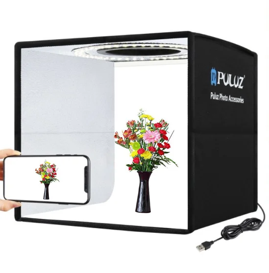 

Dropshipping 20%OFF Photo Box PULUZ 25cm USB Soft Box Lighting Kit Portable Photo Studio Photo Light Box For Photography