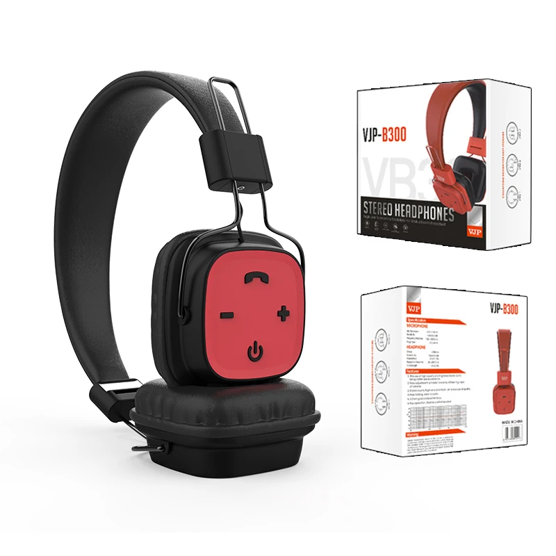 

Private Design Wireless Hands-free Headphones with Maximum Adjustable Volume and Long Working Hours, Red;black;white