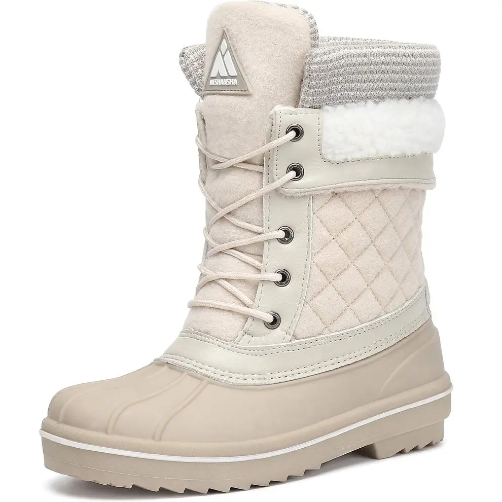 

Women Ladies New Arrival Waterproof Snow Boots Trendy Adult Boots High-quality Ready to Ship, Brown/black/khaki