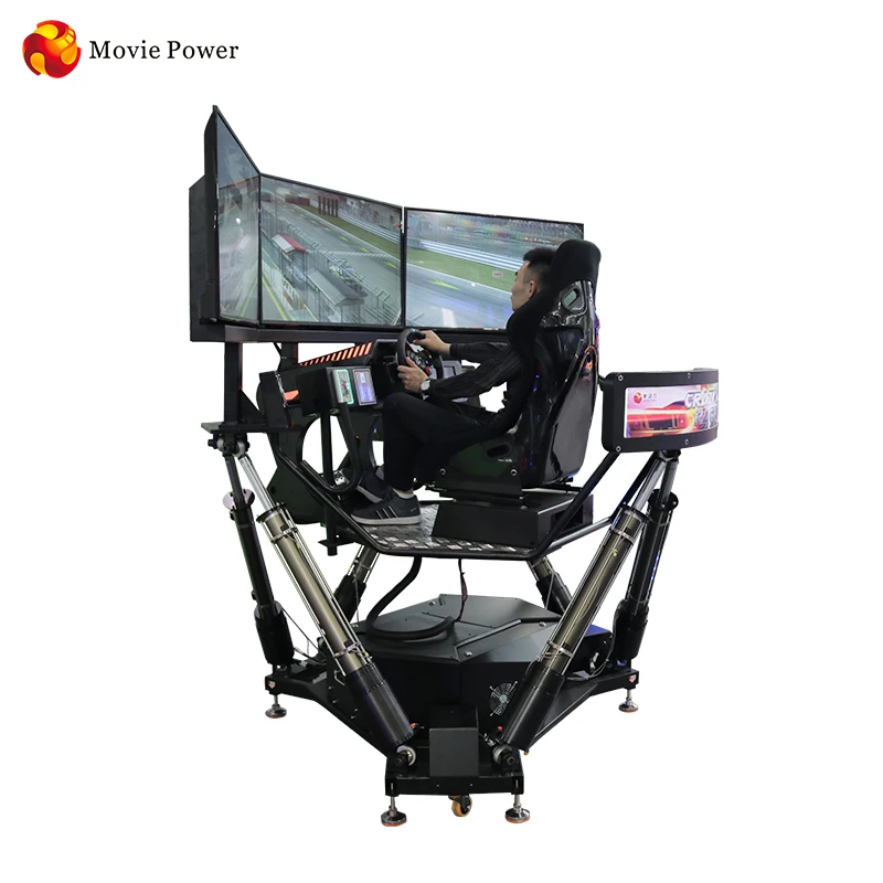 

9D Virtual Reality 3Screen VR Racing Game Machine Best Selling Driving Simulator