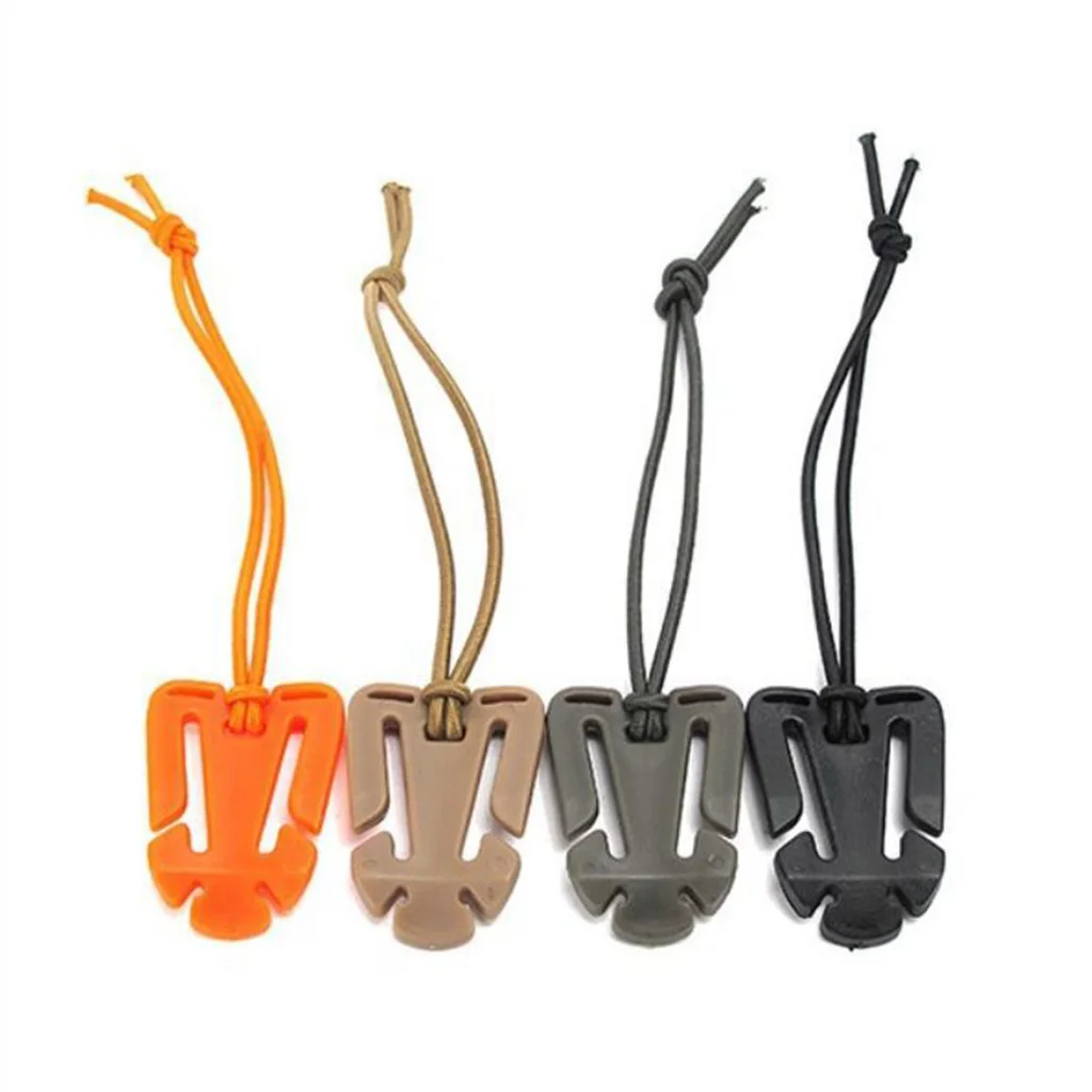 

Plastic elastic rope webbing buckle winder carabiner