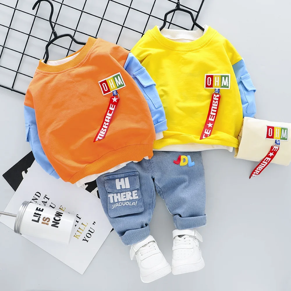 

2021The latest spring boys clothing 1-4 years old kids clothing Bright clothes for boys Comfortable kids hoodies, Picture