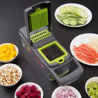 

Multi-function Plastic Slicer Upgraded 7 Blades Slicer Manual Vegetable Cutter Salad Maker Potato Onion Carrot Cutter