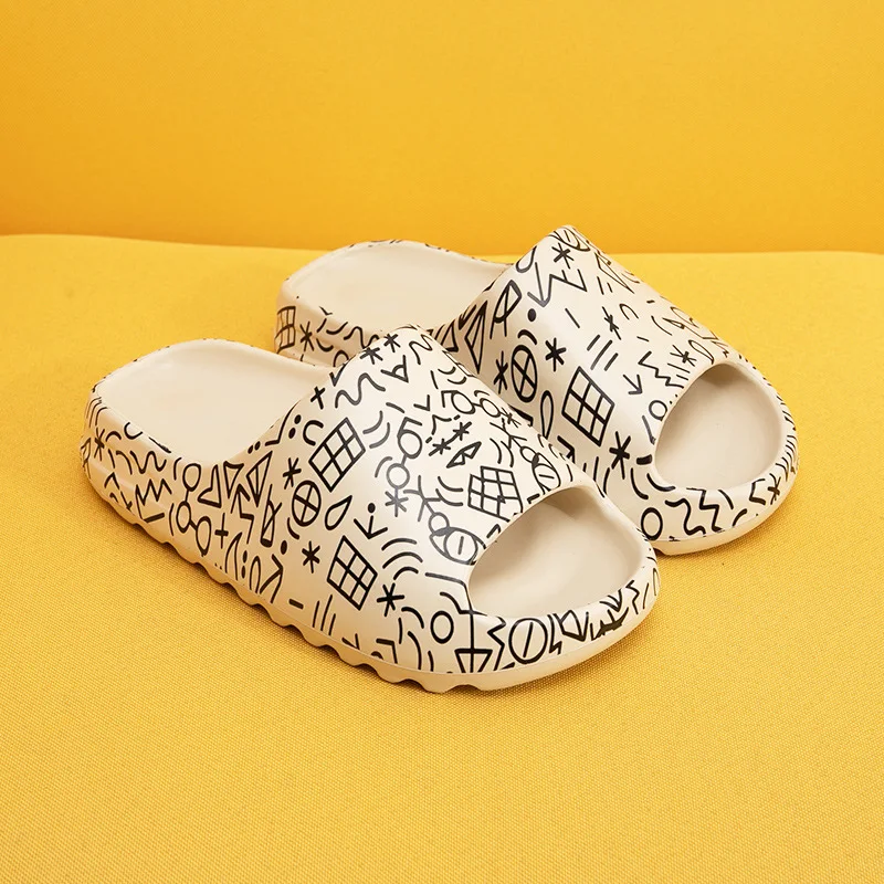 

Women Men Indoor Outdoor Shoes Fashion Slide Yeezy Slippers, Picture