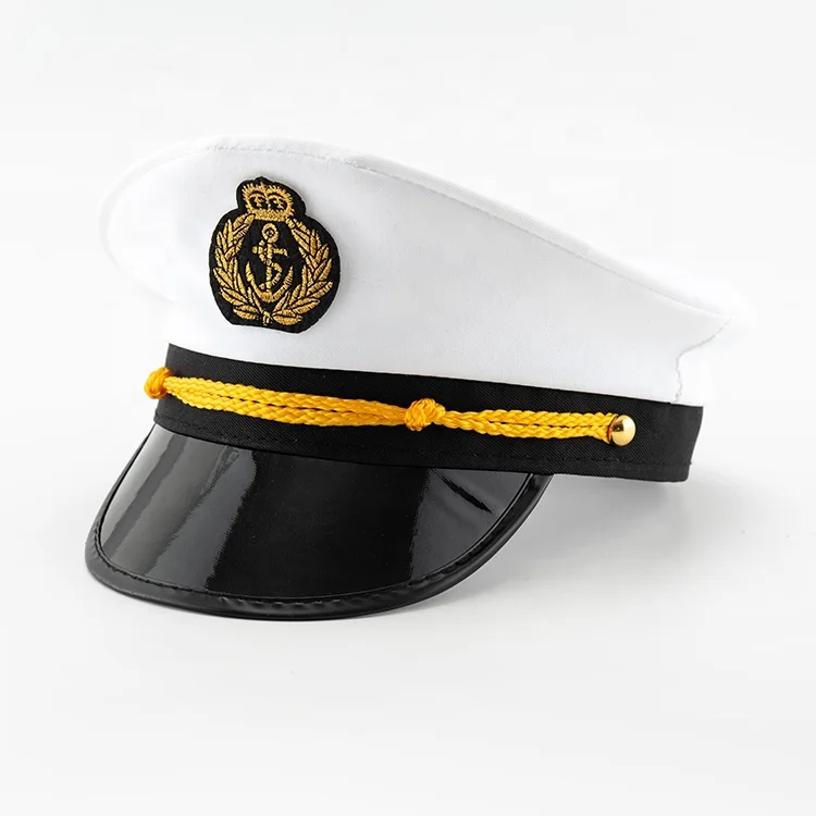 
2020 Factory direct sale the best selling navy captain uniform hats fashion sailor hat 