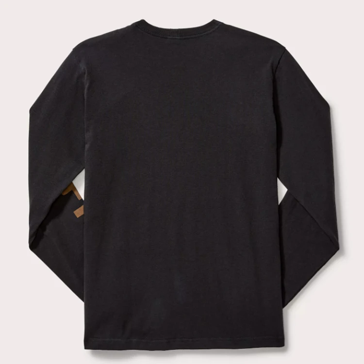 
Manufacturer Wholesale Fashion Style Clothes Printing Men Long Sleeve Plain Black T Shirt For Men 