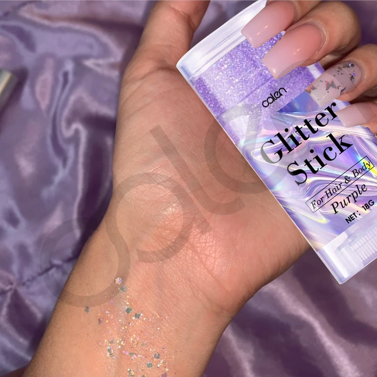 Hot Selling Private Label Glitter Bling Stick On Glitter Glue Gun Stick