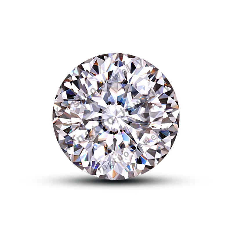 

Loose Moissanite 99 Rose Cut  GRA Certificate loose stone diamond moissanite, White colorless