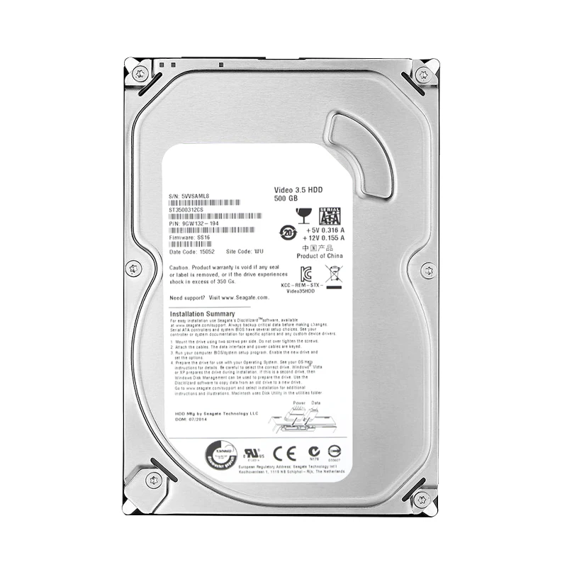 

Bulk stock internal 3.5 desktop hdd hard drive disk 500gb 7200RPM SATA hard drives