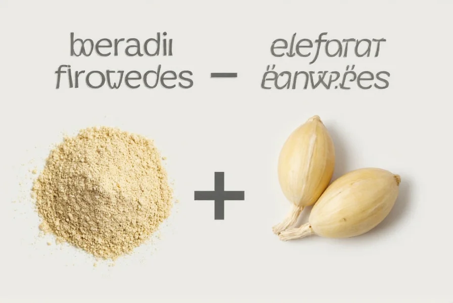 Comparison of fresh garlic cloves and garlic powder in measuring spoons