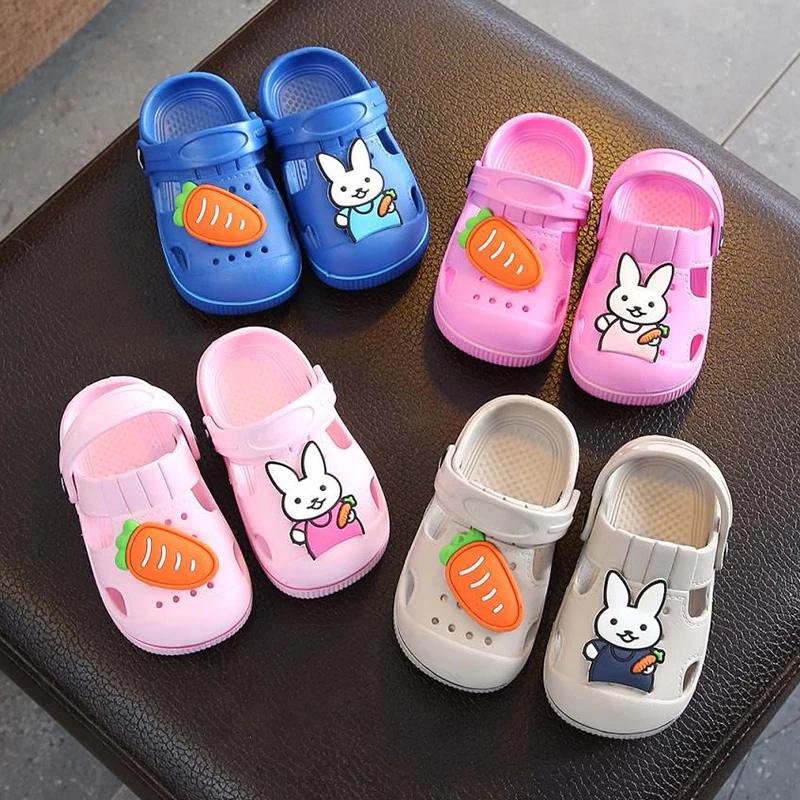 

Flashing Children'S Clogs Baby Slippers Eva Garden Kids Girl Clog Shoes
