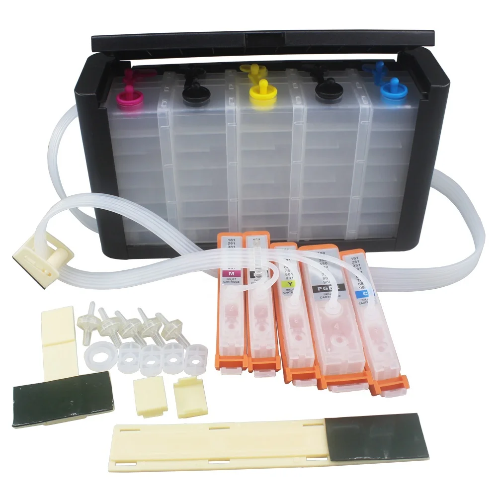 Europe Version PGI-580 CLI-581 CISS System Compatible for Pixma TR7550 TR8550 TS6150 TS6151 TS6250 TS9550 TS9551C