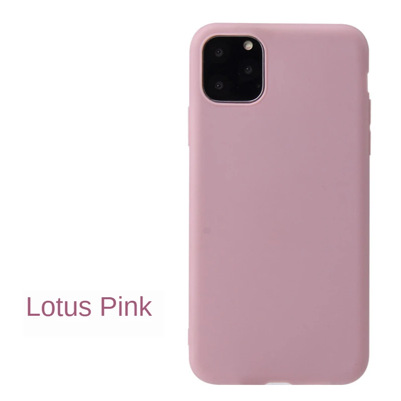 

Wholesale ultra-thin soft TPU cell phone case for iPhone 13 11 12 ProMax shockproof frosted matte mobile back cover, 18 colors