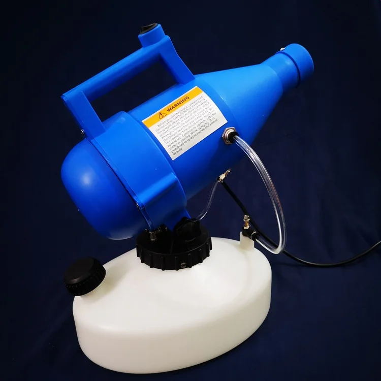 

Mist disinfection sterilization sprayer Ultra low volume atomizer 4.5L 1400W 220V with EU Plug for hospital school office, Blue