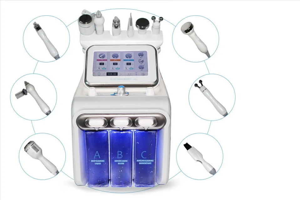 newest 6 in 1 new h2o2 hydrodermabrasion aqua