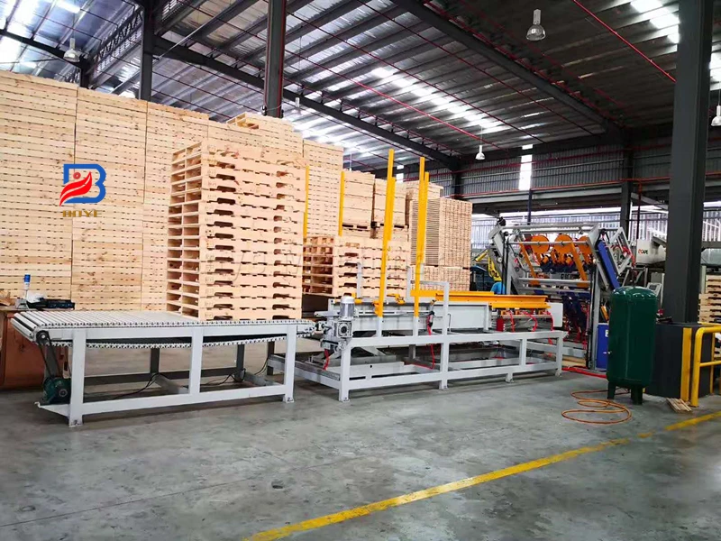 Factory Price Euro Wood Pallet Automatic Nailing Machine/wooden Pallet Assembly Machine/pallet Maker for Sale
