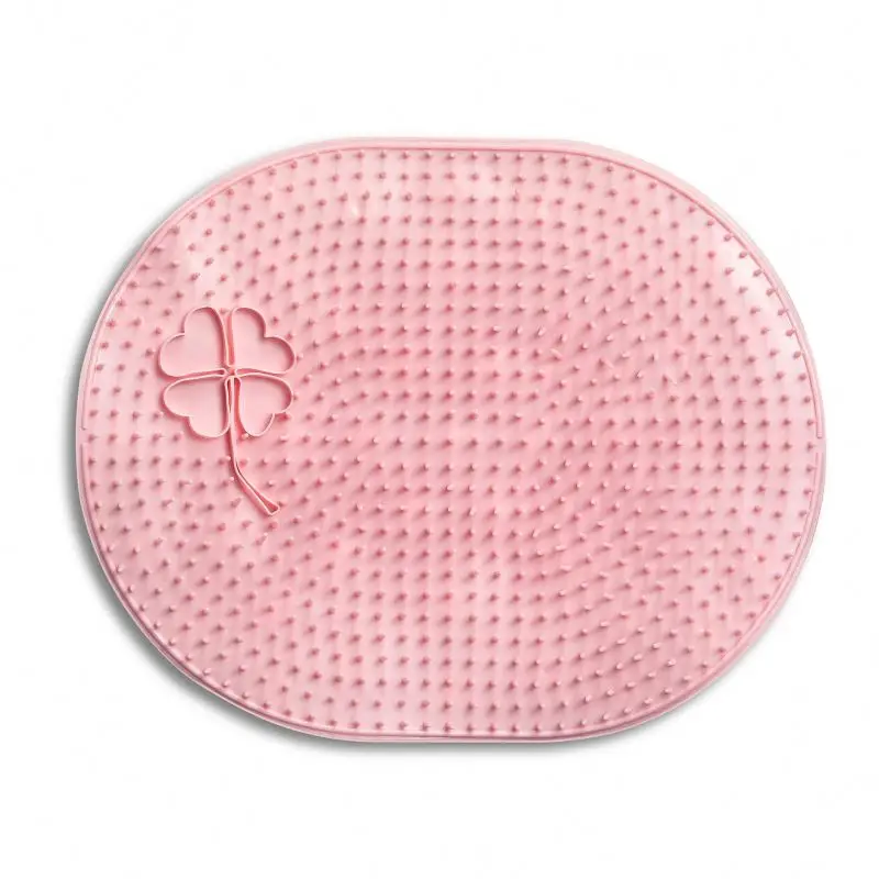 

Anti Slip Massage Silicone Shower Mat Bath Tub Mat With Strong Suction Cups