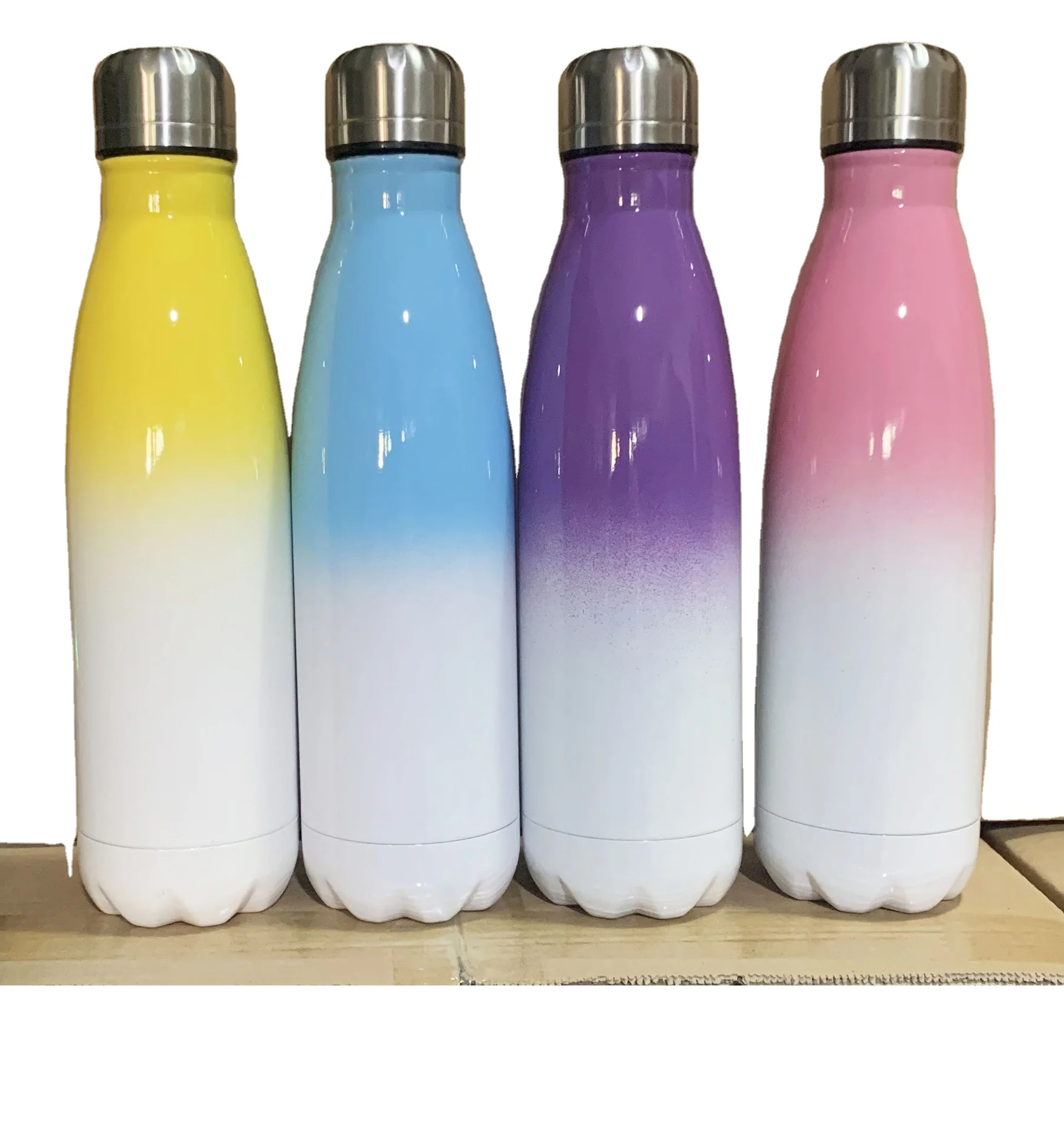 

A3634 Custom Photo Stainless Mugs Sports Vacuum Cup Drink Coke Water Bottle Insulation Sublimation Flasks, Customized color