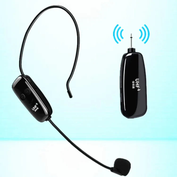 

UHF frequency wireless microphones system in more than 50 Meter For class wireless mic universal wireless headset microphone