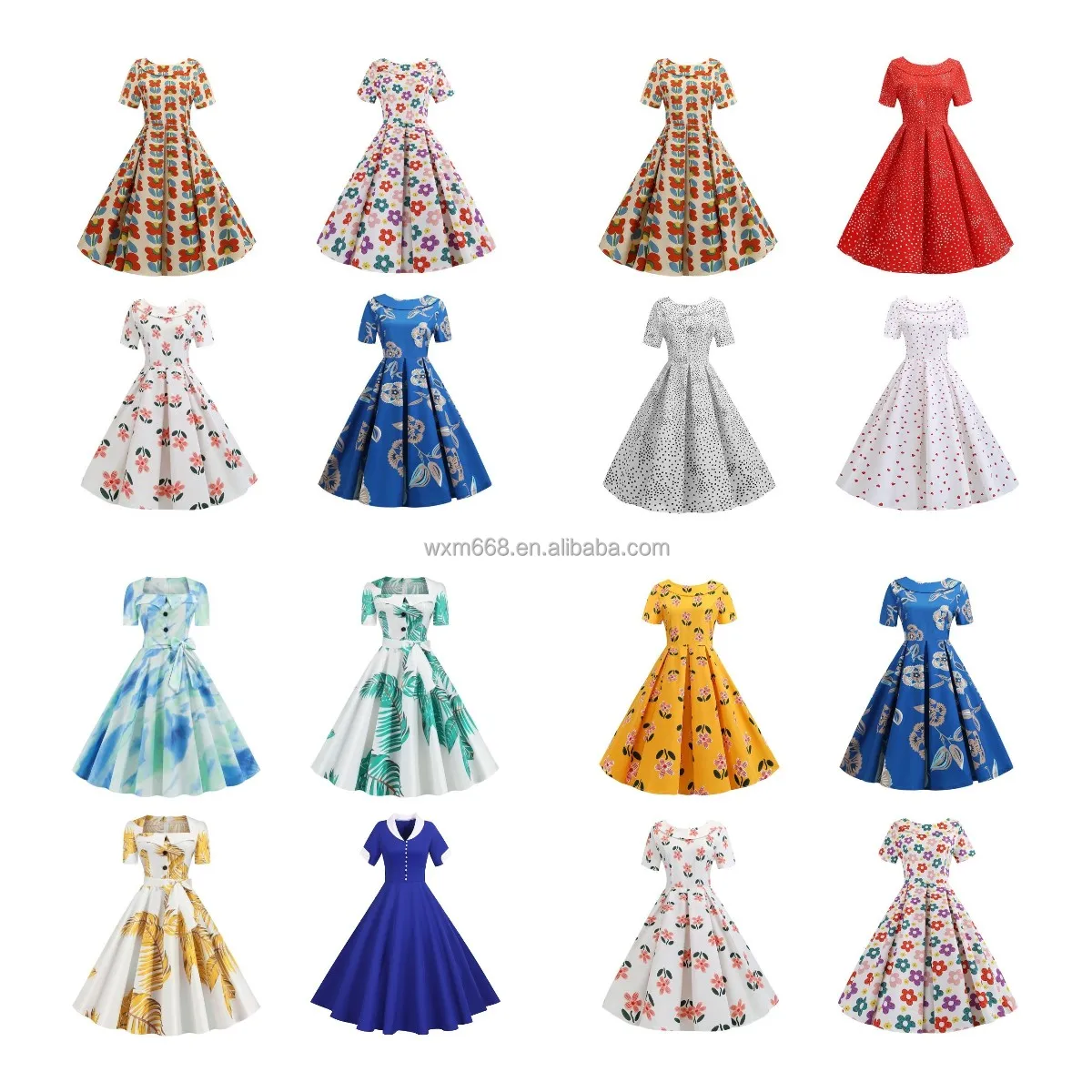 

Elegant casual ladies dress summer fashion sexy women's dress cheap wholesale print dress