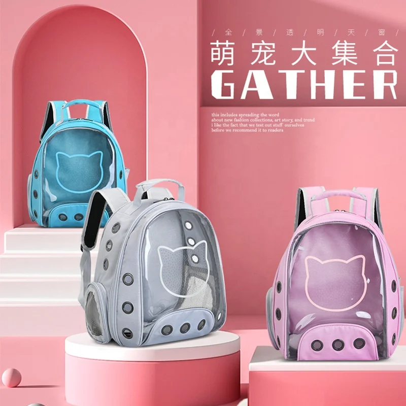 

Travel Breathable Capsule transparent Cat carrier Backpack With Transparent Cool Sum