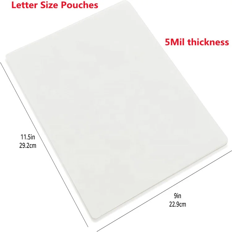 Laminating Pouch Film Glossy Lamination Film A4 125mic 100pcs Per Pack