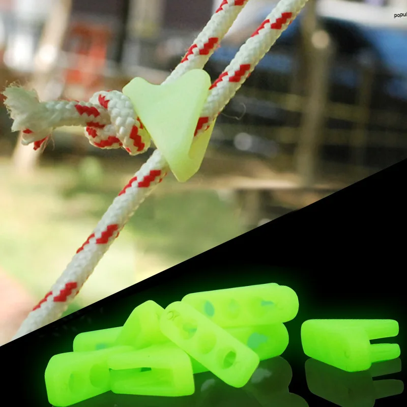 

Night Light agraffe Windproof Tent Rope agraffe Paracord Accessories Parachute Cord Fittings for Outdoor Camping, As the picture
