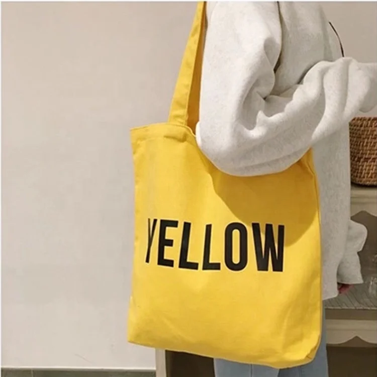 
Wholesale Customized Logo Foldable Reusable Cotton Canvas Women Shopping Tote Bag 