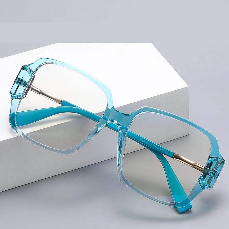 

TR90 Women Blue Light Blocking Glasses Women 2022 Trendy Gradient Fashion computer eyeglass frames latest model