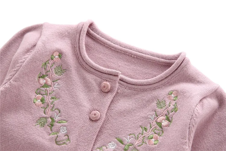 Latest Embroidery Design Toddler Cardigan Knitted Baby Girls' Sweaters Buy Baby Girls
