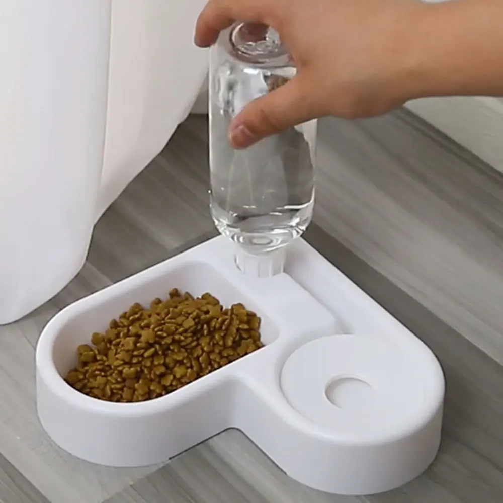 

Transparent Automatic Heart Shaped Pet Dog Cat Feeding Drinking Bowl pet feeder bowl