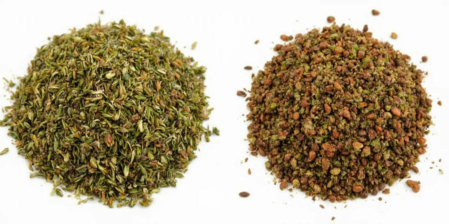 Oregano vs Mexican Oregano side by side