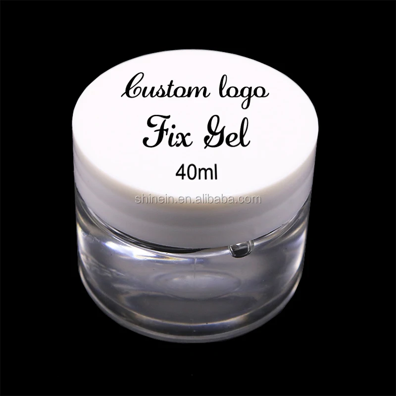 

Shinein Clear Transparent Fix Gel Easy Tear Off Face Glitter Glue Peal off Face Body Fix Gel for Glitter Makeup