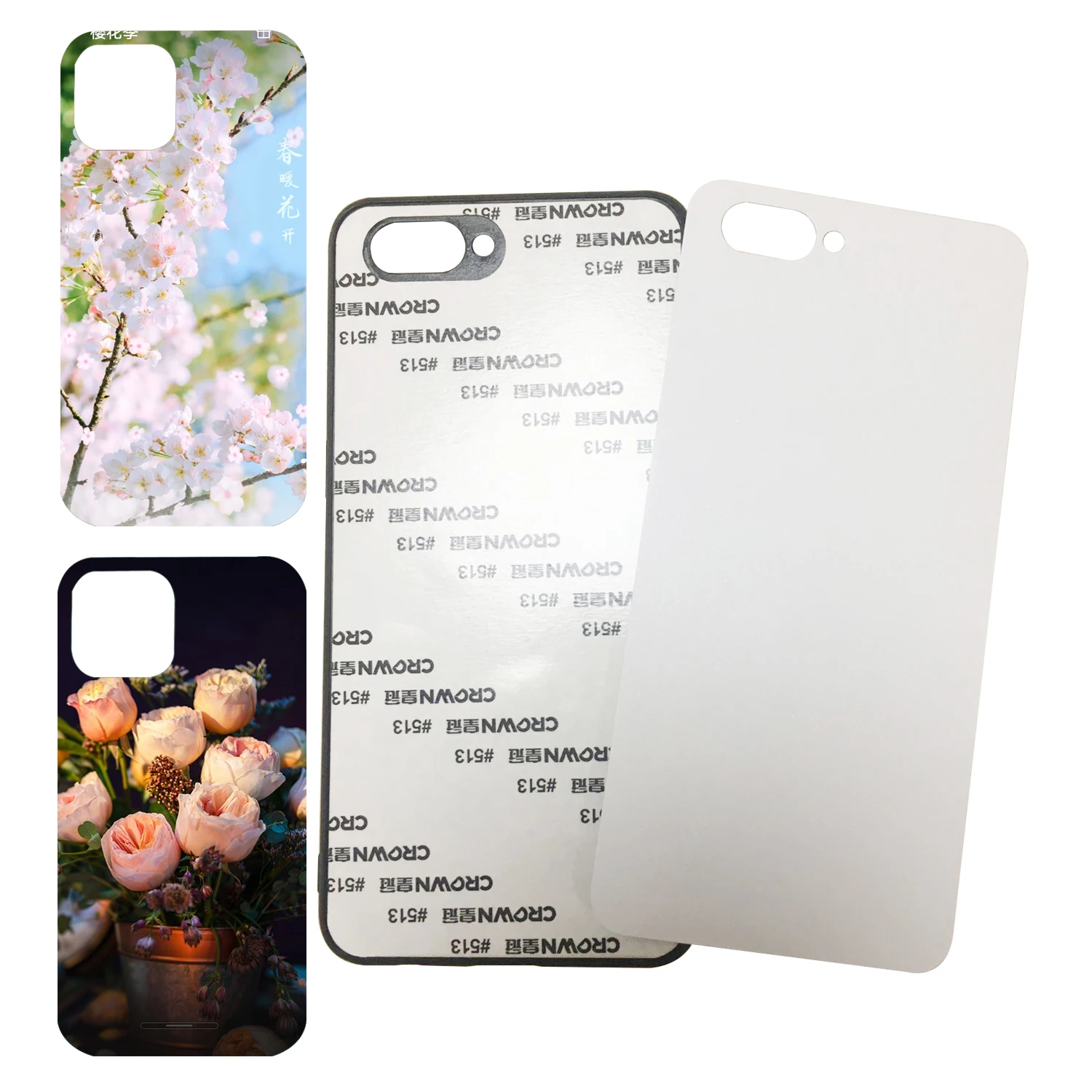

Custom Wholesale Blank 2D Sublimation Phone Case For OPPO F5, Black