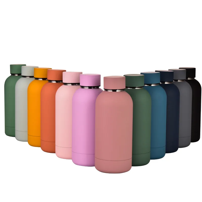 

2021 stocked new design custom drinking double wall insulated stainless steel water bottles/thermos vacuum flasks & thermoses, Customized color