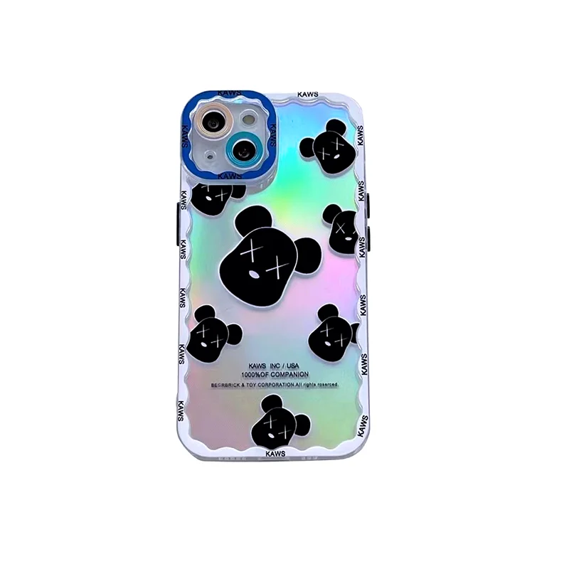 

High Quality fashion sublimation Shockproof Silicone coque telephone light up luxury designer phone case for iPhone 12 13 Pro