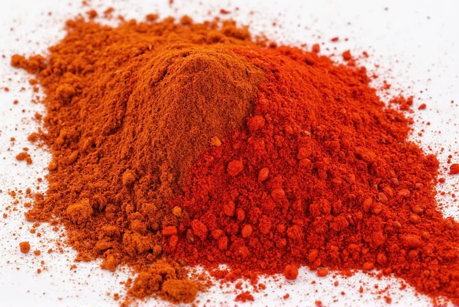 Chef measuring sweet paprika into a traditional Hungarian goulash