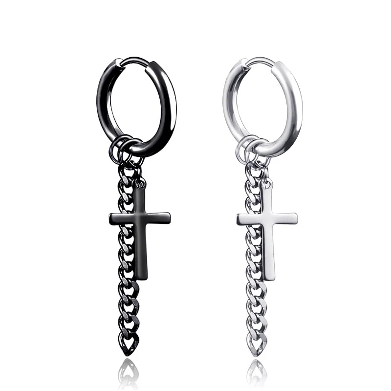 

Latest cross earrings earrings hip hop korean earrings