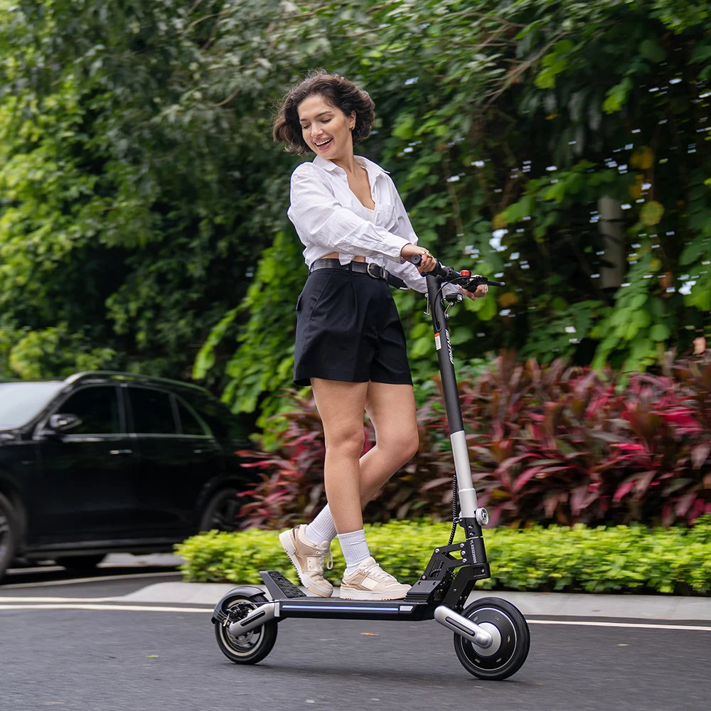 

iENYRID M8 Folding Electric Scooter 500W Brushless Motor 48V 10ah Unisex Electronic Scooter Adults Speakers 10 - 20ah 6-8h