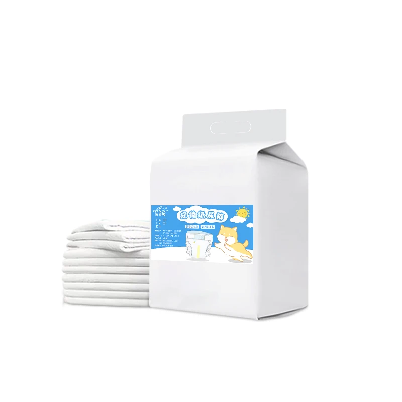 

Wholesale Best Price Deodorant Breathable Absorbent Disposable Pet Diaper For Dogs